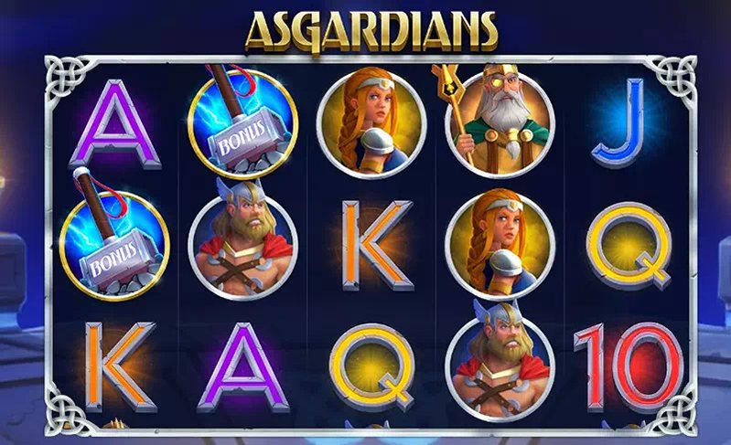 Дизайн слота Asgardians
