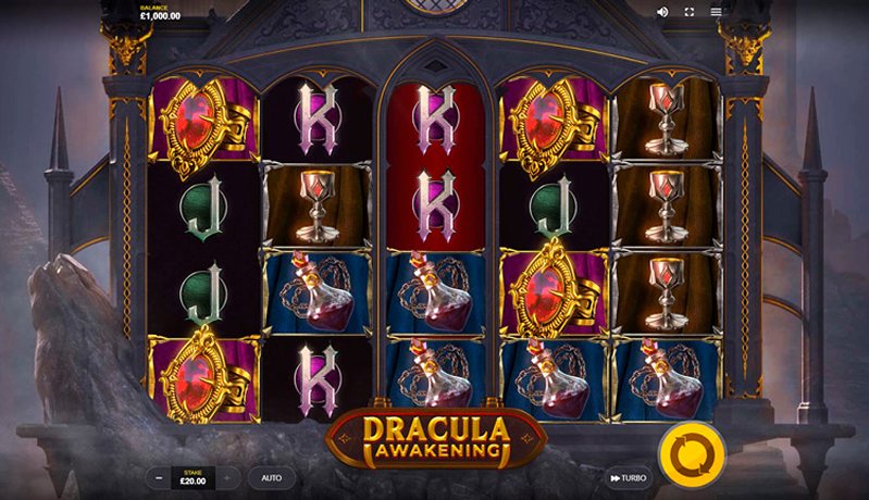 Дизайн слота Dracula Awakening
